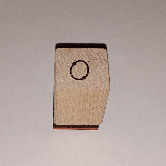 ๐ฏ 10 for $10 / Mounted Rubber Stamp "o" Scrapbooking Stamp - Picture 3 of 3